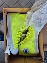 Converse All Star Giallo Fluorescente n. 44,5