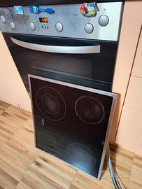 forno e piano cottura miele neri