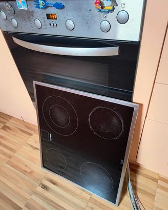 forno e piano cottura miele neri