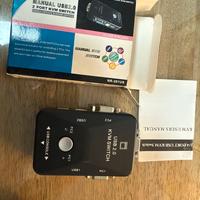 KVM usb 2.0 2 porte switch