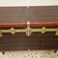 Baule vintage anni 60 rosso in buone condizioni