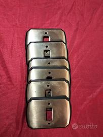 placche in ottone per prese/interruttori