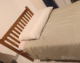 Struttura letto singolo in legno – completa