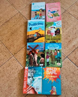 Lotto 7 libri per ragazzi titoli vari