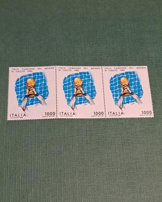 Francobolli Serie Italia Campione del Mondo 1982