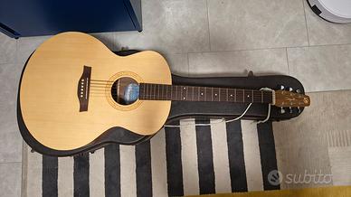 chitarra acustica seagull walnut mini jumbo isyst