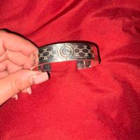 Gucci Bracciale rigido in argento massiccio