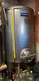 4 BOTTI ACCIAIO INOX PER VINO ECC info in privato
