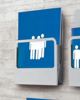 Porta depliant espositore
