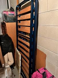 Letto pieghevole un posto e due reti