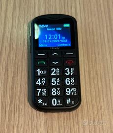 Cellulare per anziani con tasto emergenza dual Sim