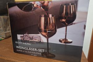 Bicchieri in acciaio nuovi