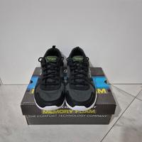 Scarpe Skechers Track Bucolo - Black/ White - 44