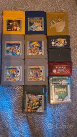 bundle giochi gameboy pokemon e altro 
