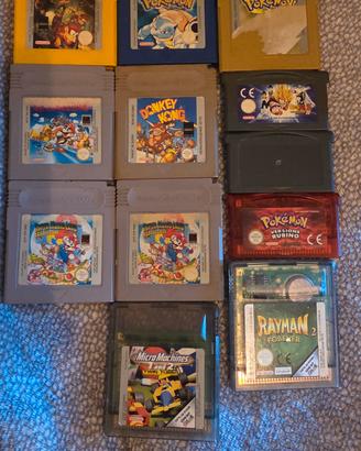 bundle giochi gameboy pokemon e altro 
