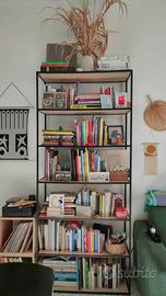 Librerie 6 mensole metallo e legno