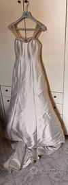 Abito da sposa taglia 38-40 con bolerino Swarovski