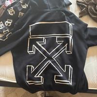 Felpa off white taglia s