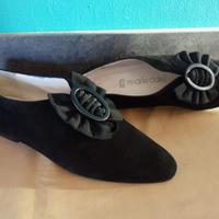 Scarpe eleganti camoscio fibbia, n°40 -MarieClaire