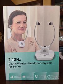 cuffia wireless per anziani