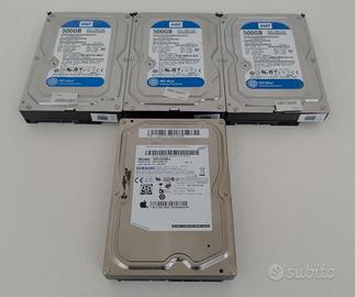 4 Hard Disk Interni Samsung 1 Tb Wd Blue 500 Gb
