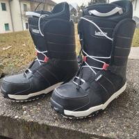 scarponi più casco snowboard 