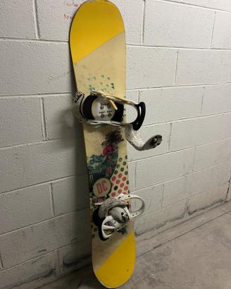 Snowboard DC Biddy 147 + Attacchi Burton Stiletto