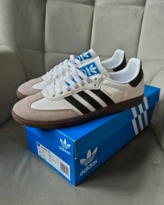 adidas Originals SAMBA OG Bianco/Grigio 38.5