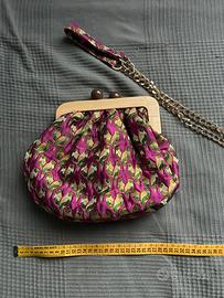 Crazy Lou Paris Mini Pochette Fucsia Oro