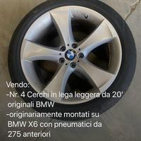 4 cerchi in lega da 20' originali BMW