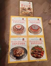 Lotto 5 Libri "In Cucina con Fantasia" 