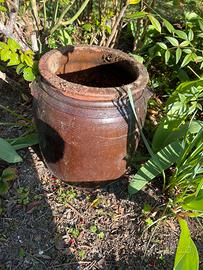 Vecchia giara x arredo giardino