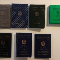 Set di 7 monete celebrative 500 LIRE