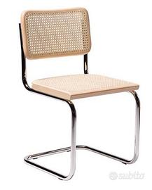 Sedie Cantilever Thonet paglia di Vienna