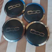 4 coprimozzo Fiat 500 originali buoni 