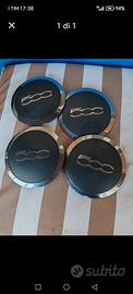 4 coprimozzo Fiat 500 originali buoni 