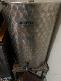 Fusto per olio inox 100lt