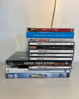 Lotto CD Musicassette DVD Musica Italiana Vasco