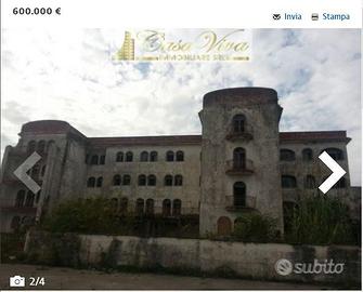 Albergo da ristrutturare o da abbattere Mondragone