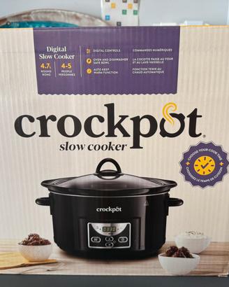 Crock-Pot Slow Cooker Digitale 4,7 L – 4/5 persone