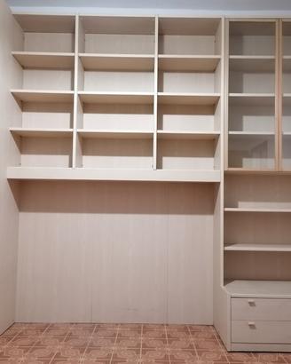 Armadio libreria a ponte