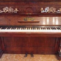 Pianoforte verticale J&J Hopkinson con sgabello mi