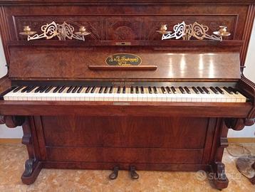 Pianoforte verticale J&J Hopkinson con sgabello mi