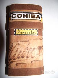 Contenitore Cohiba in legno x sigarette o tabacco