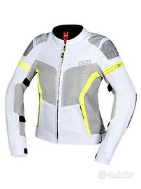 Giubbotto moto Donna IXS Trigonis Air Lady grigio 