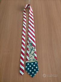 Cravatta Statua della Liberta Vintage 
