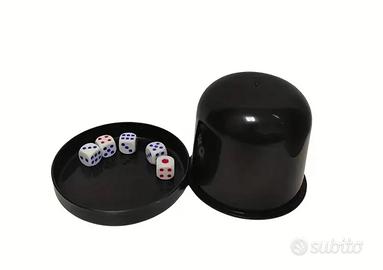 Gioco da tavolo con dadi Craps casinò campana nero