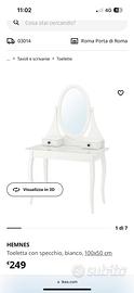 HEMNES toeletta con specchio
