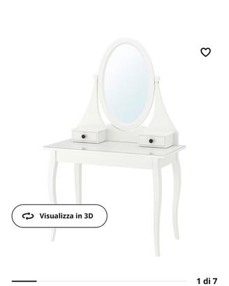 HEMNES toeletta con specchio