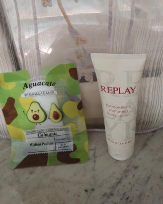 Crema profumata corpo + maschera per il viso 